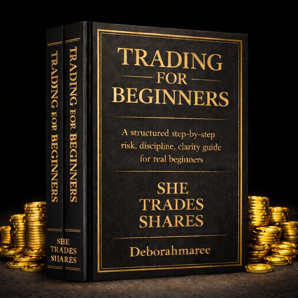 Trading For Beginners E-Book by She Trades Shares – structured chart reading guide for beginners